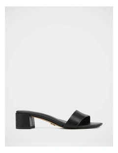 Kylo Leather Sandals in Black