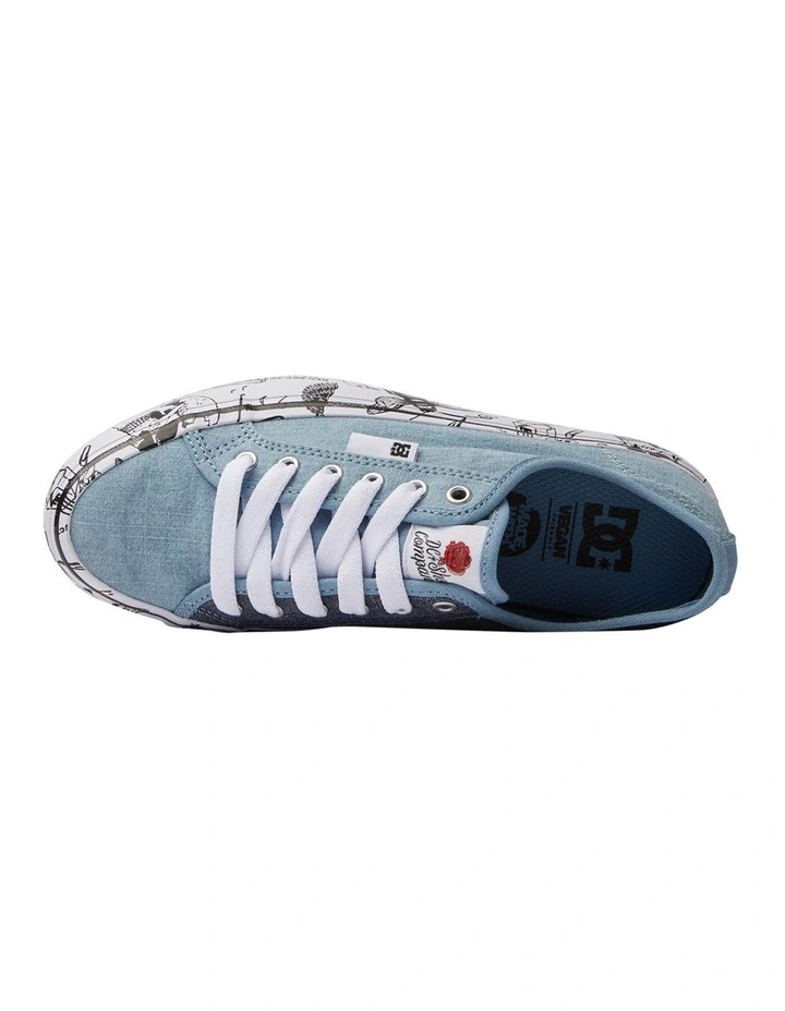 Manual Platform Shoes in Heather Dark Denim image 5