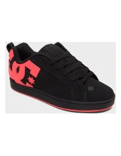 Court Graffik in Black and Hot Pink