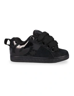 Court Graffik Puff Sneakers in Black