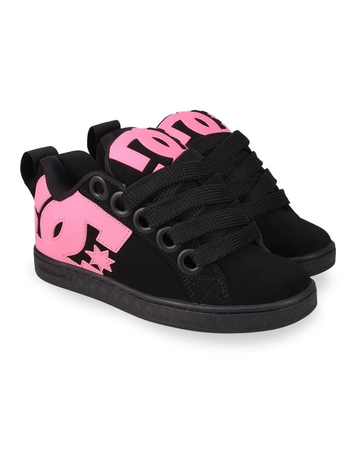 Court Graffik Puff Sneakers in Black image 2