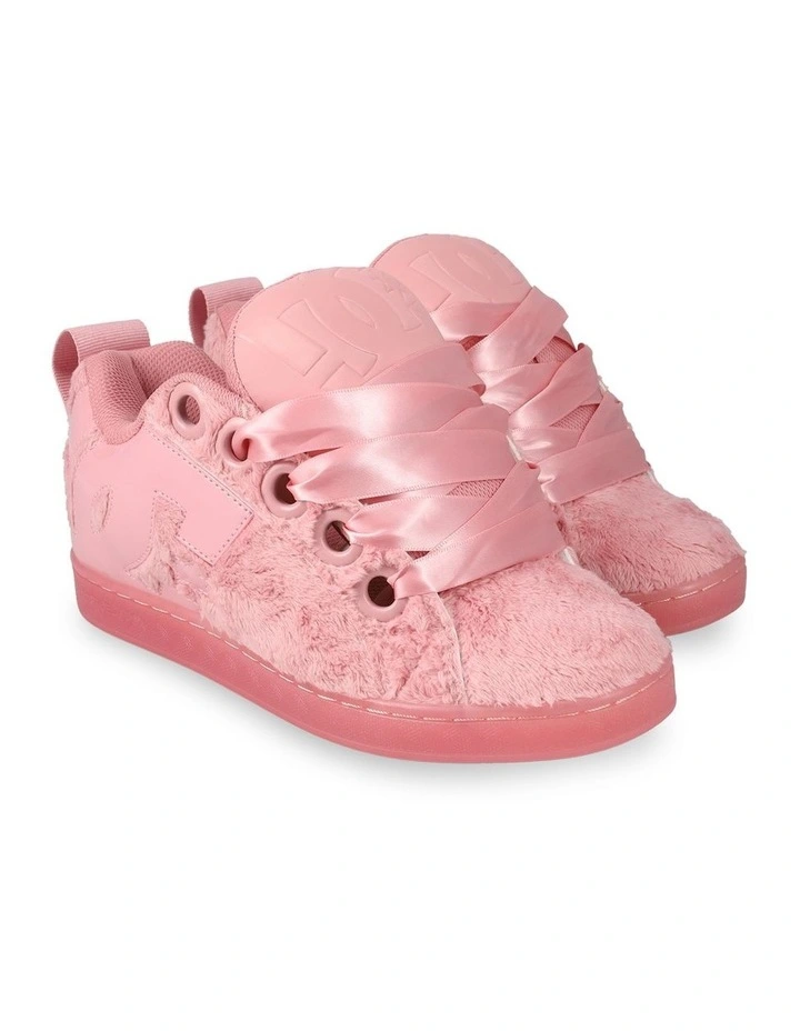 Court Graffik Puff Sneakers in Pink image 2
