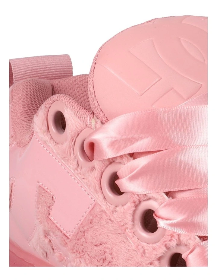 Court Graffik Puff Sneakers in Pink image 4