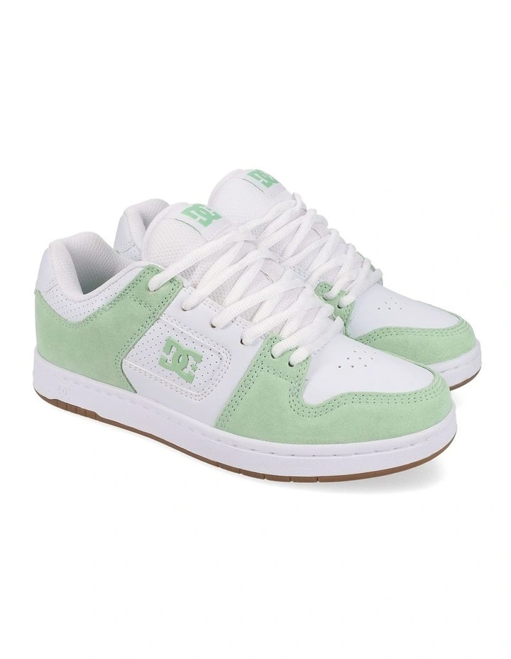 Manteca 4 Skate Shoes in White/Mint/Gum image 2