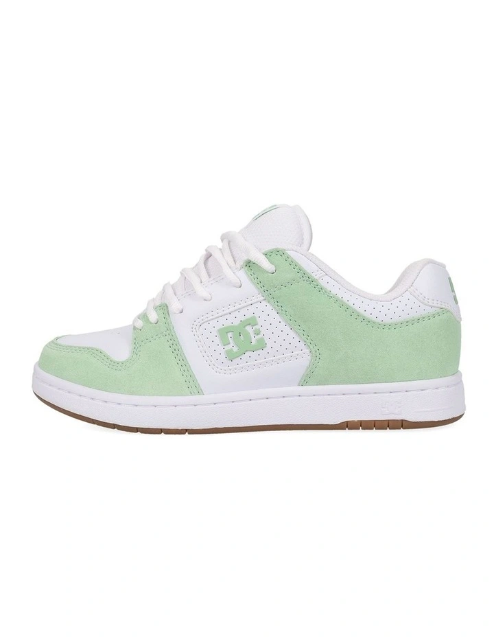 Manteca 4 Skate Shoes in White/Mint/Gum image 3
