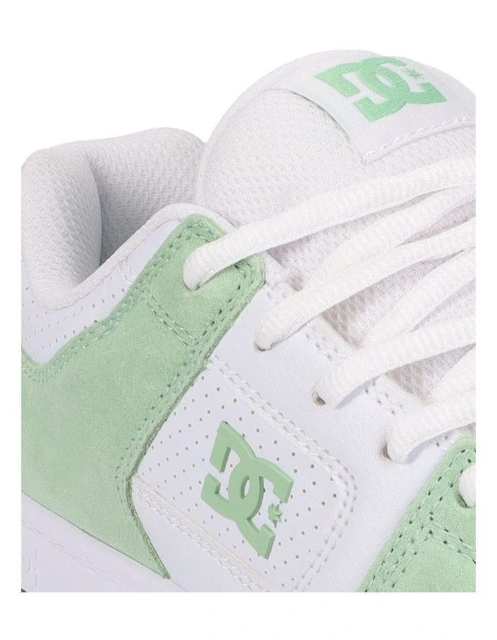 Manteca 4 Skate Shoes in White/Mint/Gum image 4