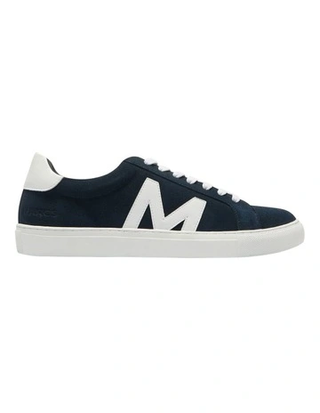 Varsity Sneakers in Navy Blue