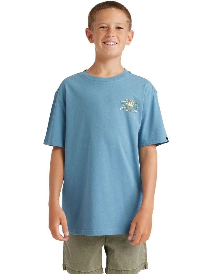 Spin Cycle Oversized T-shirt in Blue image 1