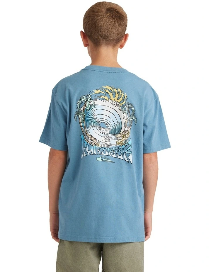 Spin Cycle Oversized T-shirt in Blue image 2