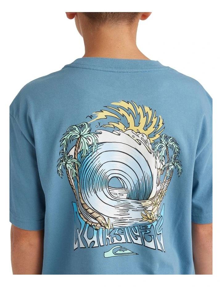 Spin Cycle Oversized T-shirt in Blue image 4