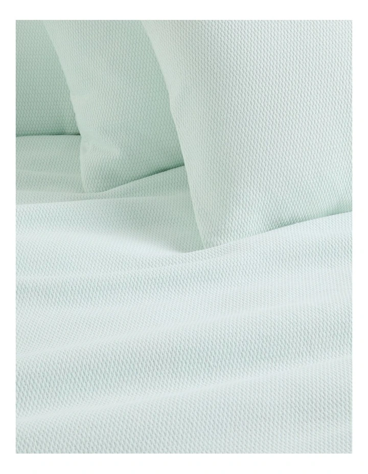 Mila King Duvet Cover in Mist image 2