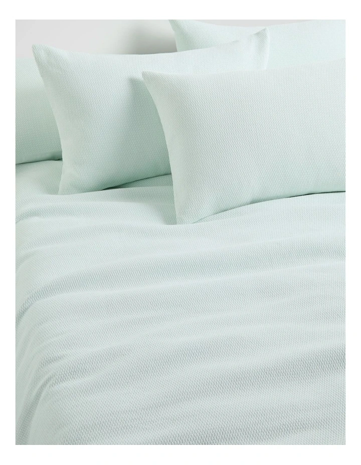 Mila Standard Pillowcase Set of 2 in Mist image 2