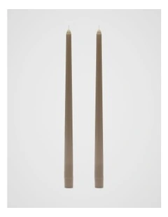 Tall Taper Candle Set of 2 in Rye