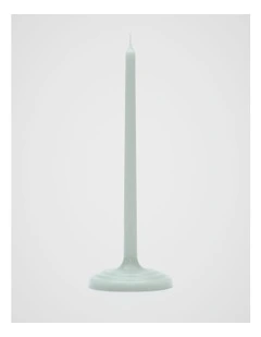 Ovi Single Taper Candle in Mist