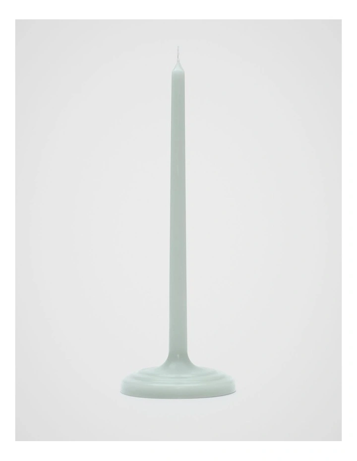 Ovi Single Taper Candle in Mist image 1