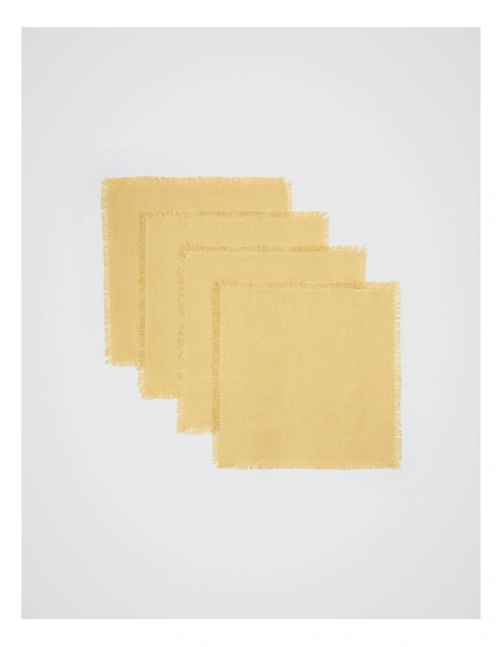Avery Napkin Set of 4 in Honey image 2