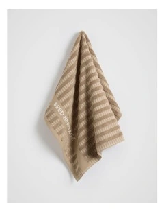 Textured Tea Towel in Rye