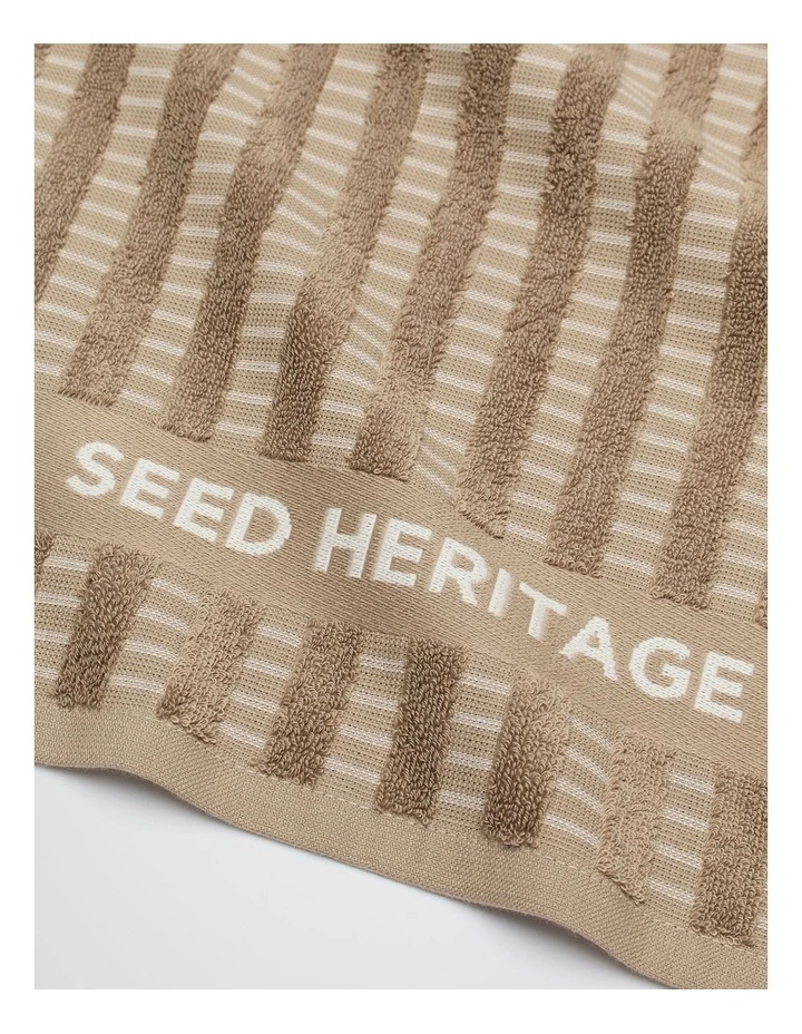 Textured Tea Towel in Rye image 2