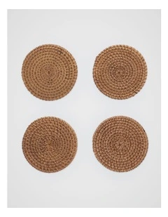Evelyn Coaster Set of 4 in Natural