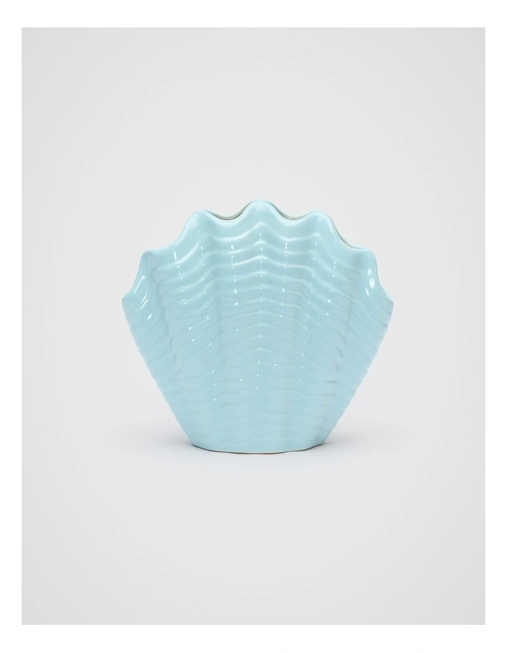 Shell Vase in Skyway image 1