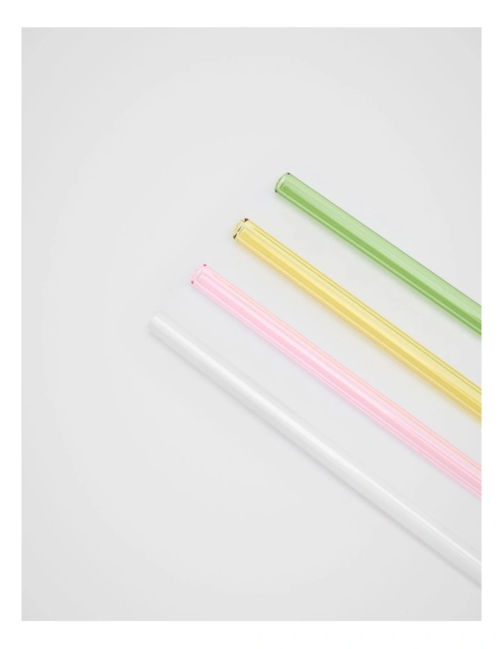 Selene Glass Straw Set of 4 image 2