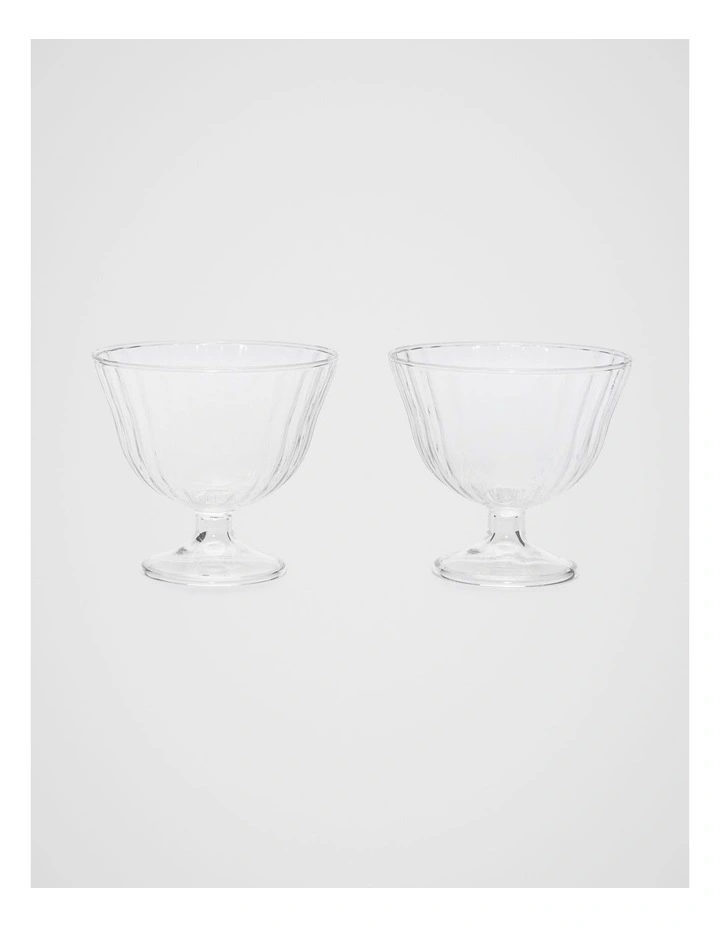 Selene Gelati Glass Set of 2 in Clear image 1