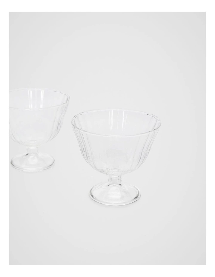 Selene Gelati Glass Set of 2 in Clear image 2