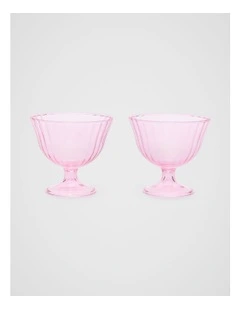 Selene Gelati Glass Set of 2 in Fairy Floss