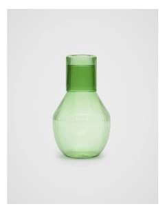 Selene Carafe Set in Green Apple