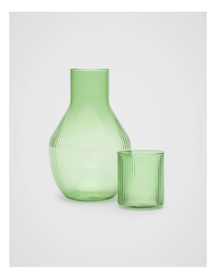Selene Carafe Set in Green Apple image 2