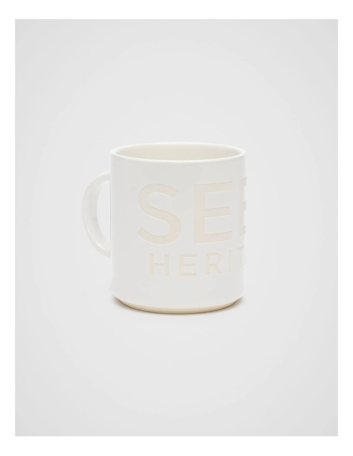 Seed Logo Mug in Cloud Cream image 1