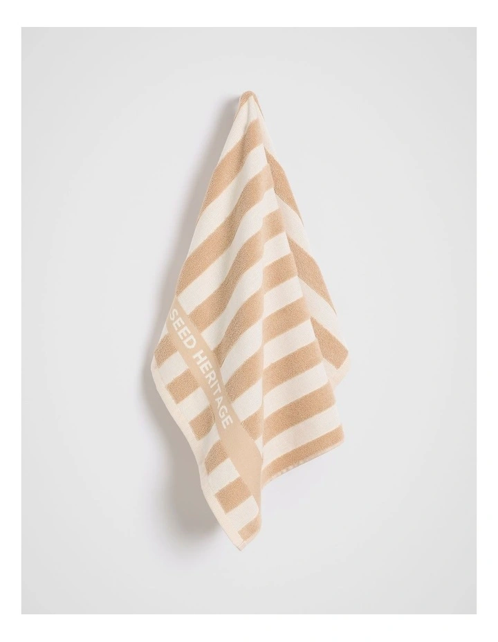 Seed Logo Tea Towel in Ecru image 1