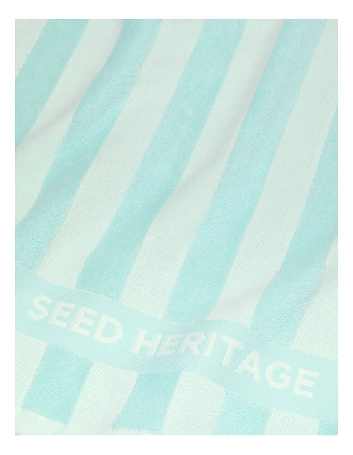 Seed Logo Tea Towel in Skyway image 2