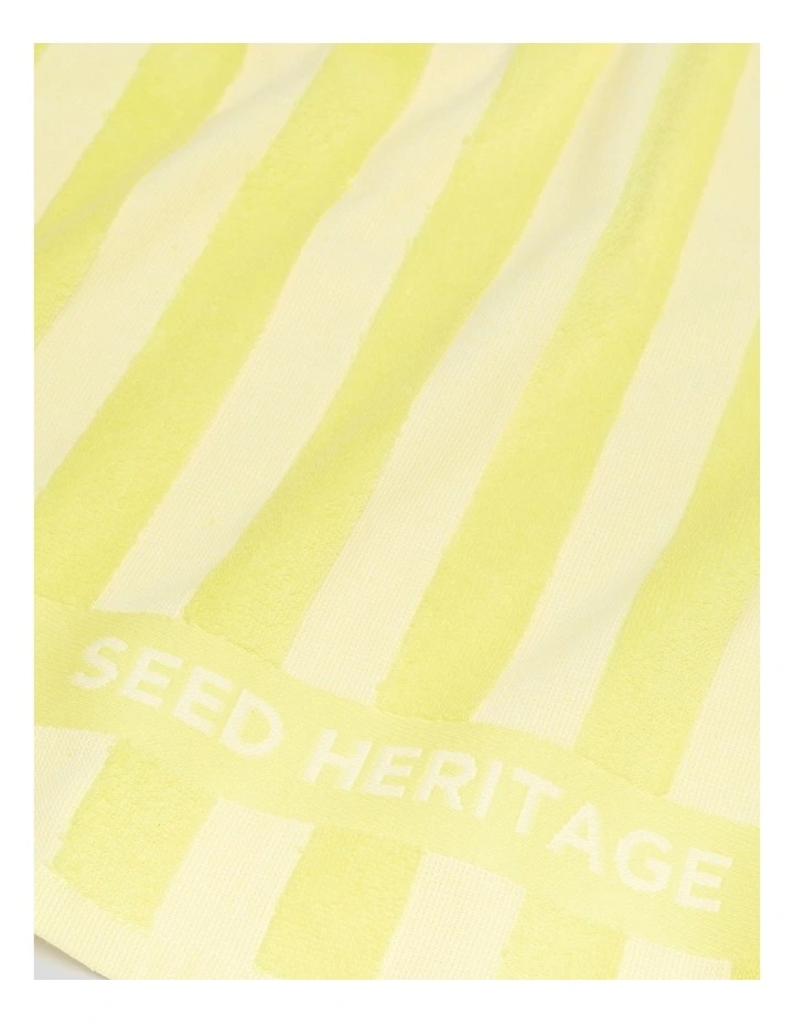 Seed Logo Tea Towel in Lemongrass image 2