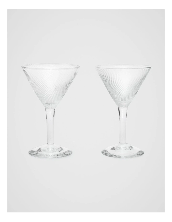 Selene Martini Glass Set of 2 image 1
