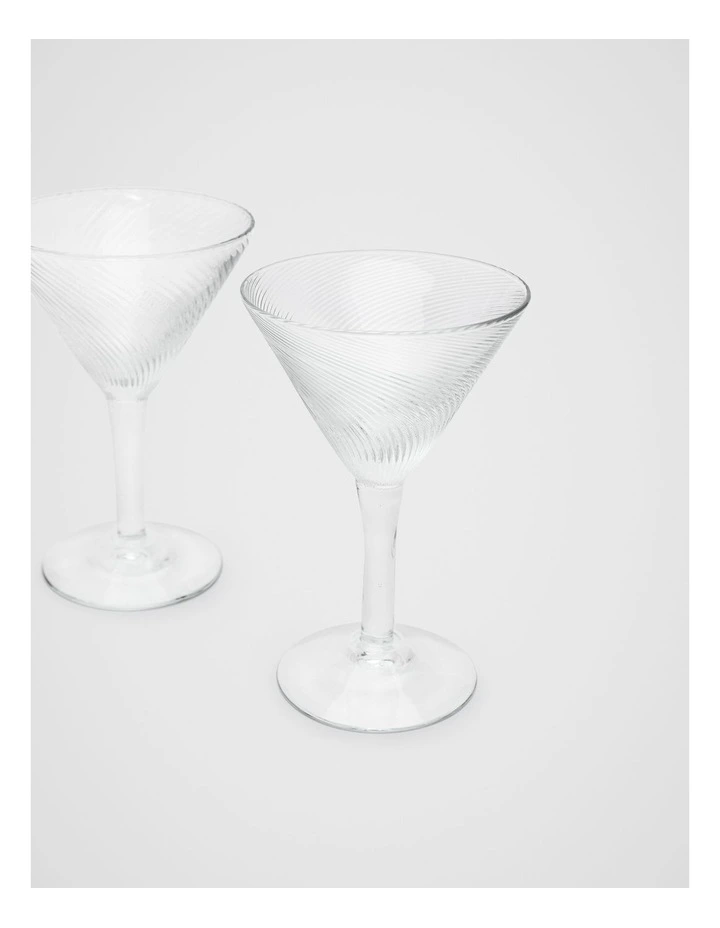 Selene Martini Glass Set of 2 image 2