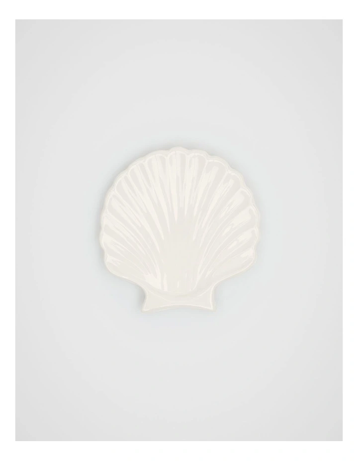 Shell Mini Dish in Cloud Cream image 1
