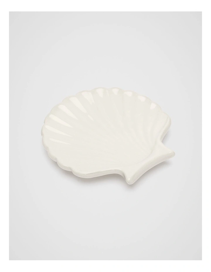 Shell Mini Dish in Cloud Cream image 2