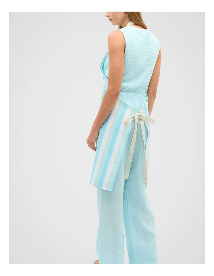 Alyra Stripe Adult Apron in Skyway image 2