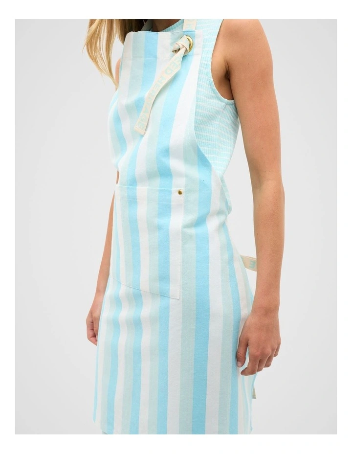 Alyra Stripe Adult Apron in Skyway image 3