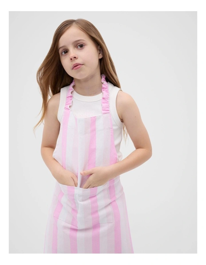 Alyra Stripe Child Apron in Fairy Floss image 1