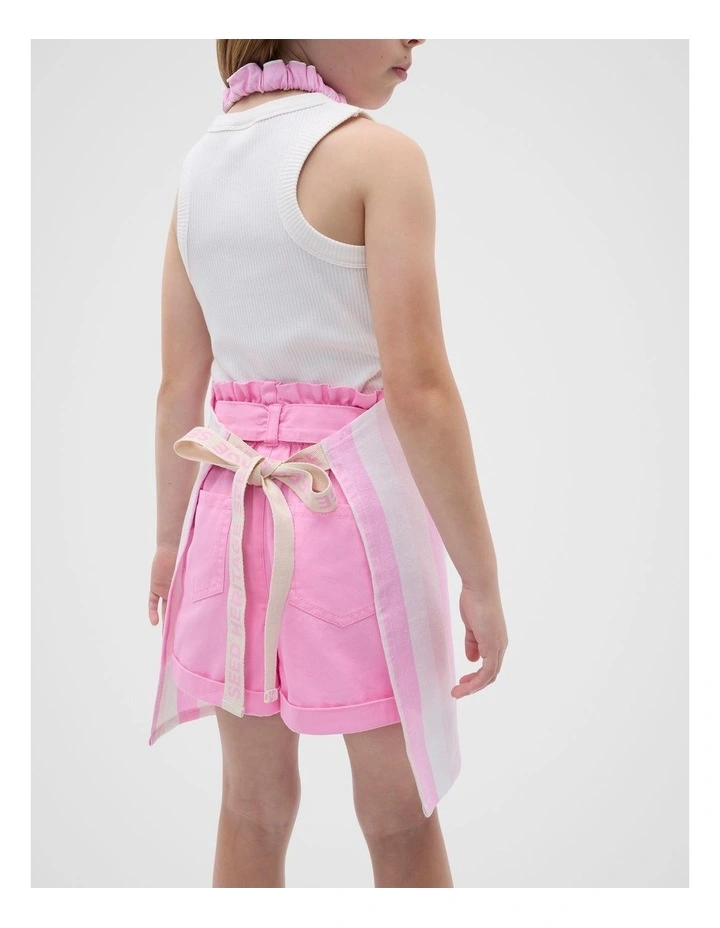 Alyra Stripe Child Apron in Fairy Floss image 2