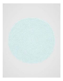 Alyra Crochet Placemat Set of 4 in Skyway