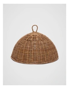 Tavi Rattan Cloche in Natural