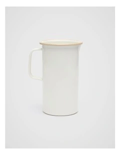 Loretta Enamel Jug in Cloud Cream