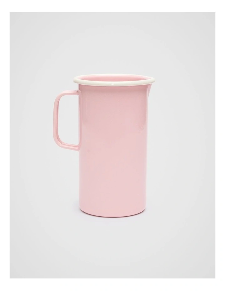 Loretta Enamel Jug in Fairy Floss image 1