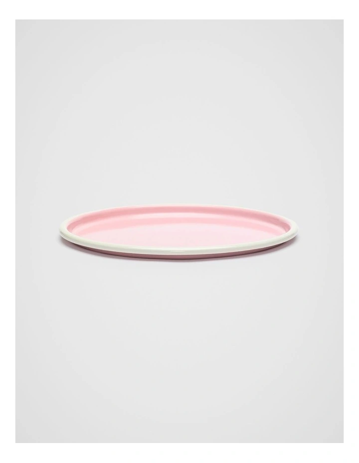 Loretta Enamel Plate in Fairy Floss image 1