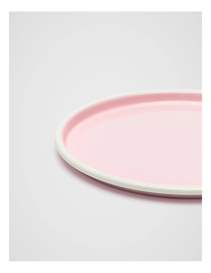 Loretta Enamel Serving Platter in Fairy Floss image 2