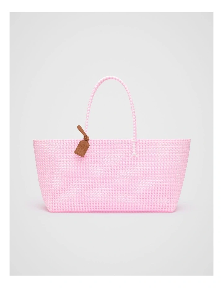 Woven Market Bag in Fairy Floss image 1