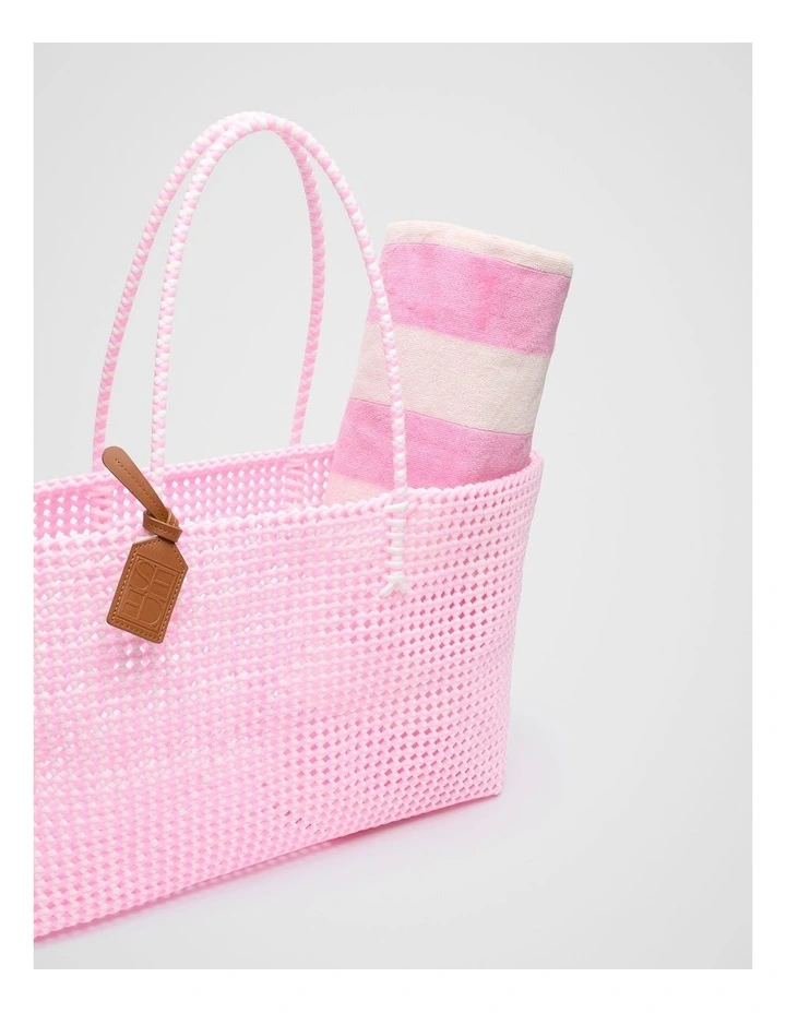 Woven Market Bag in Fairy Floss image 2